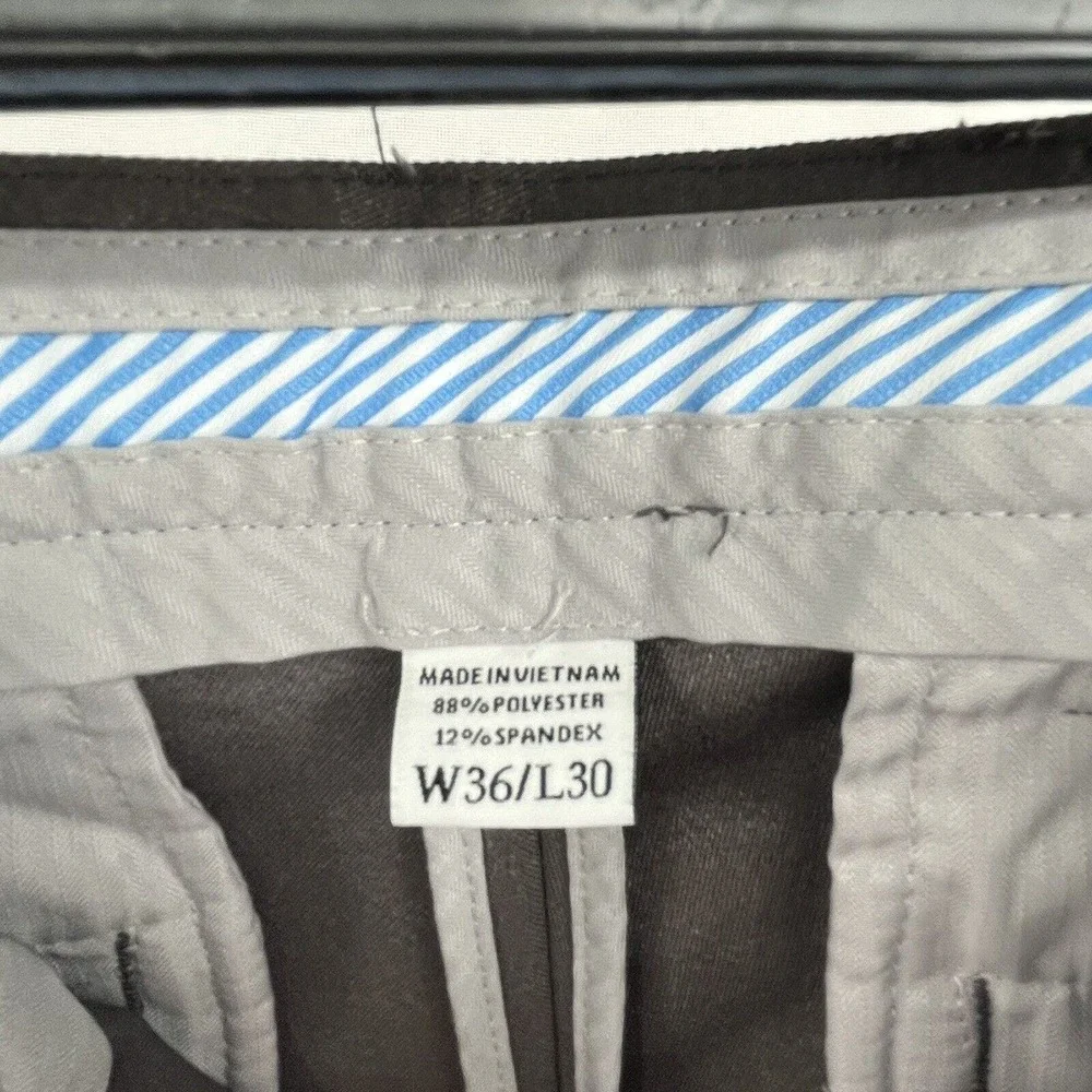 Mens FJ Footjoy Tour Golf Performance Stretch Chino Pant 36 x 30 Gray